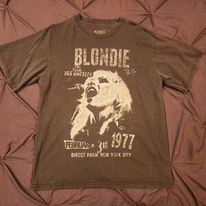Vintage-Look Blondie Short-Sleeved Band Tee, Sz L